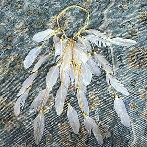 BOHO feather headband